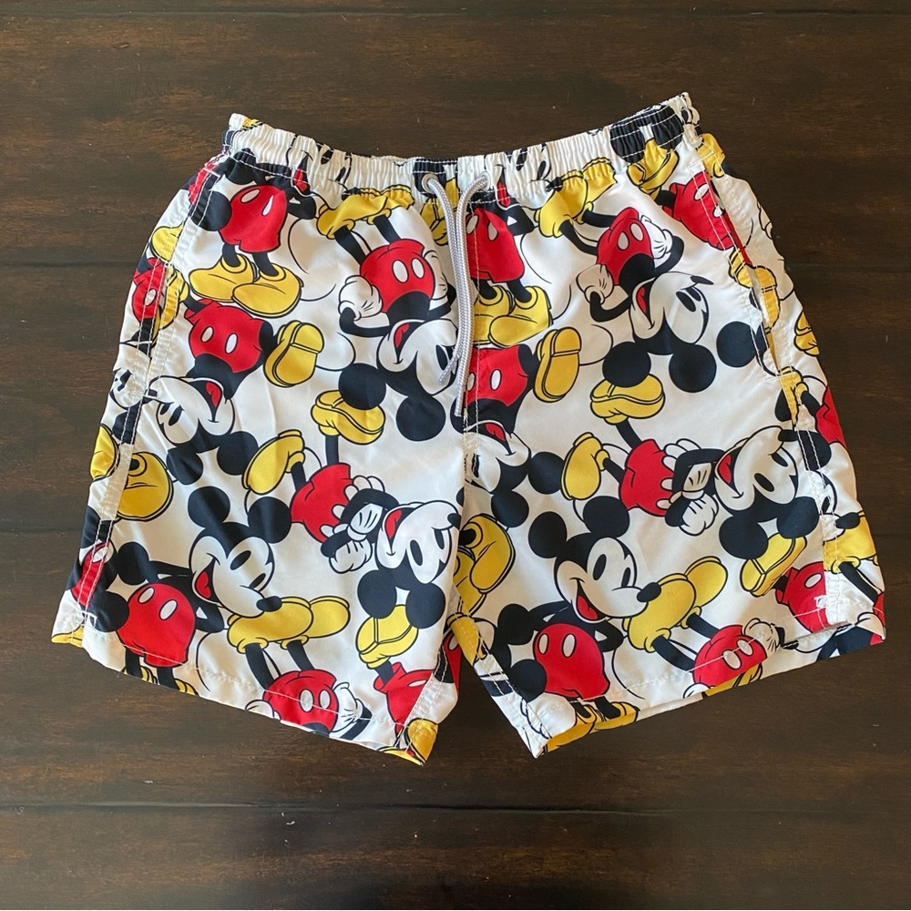 MC2 Saint Barth Boys Mickey Mouse Swim Trunks